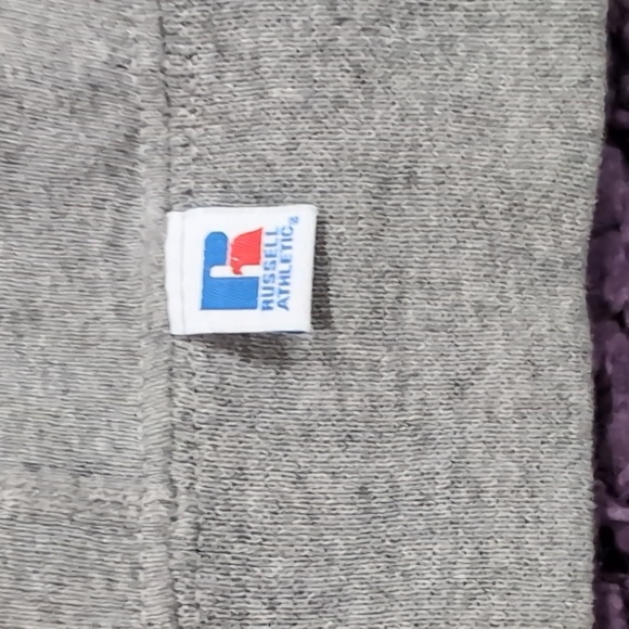 Vintage Russell Athletic Heather Gray Pullover Sweatshirt - Picture 2 of 6